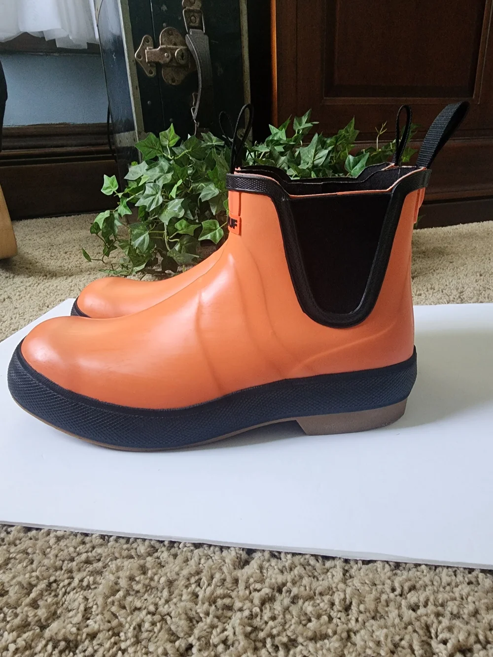 Xtratuf Short Chelsea Rain Boot - Orange - Picture 2 of 10
